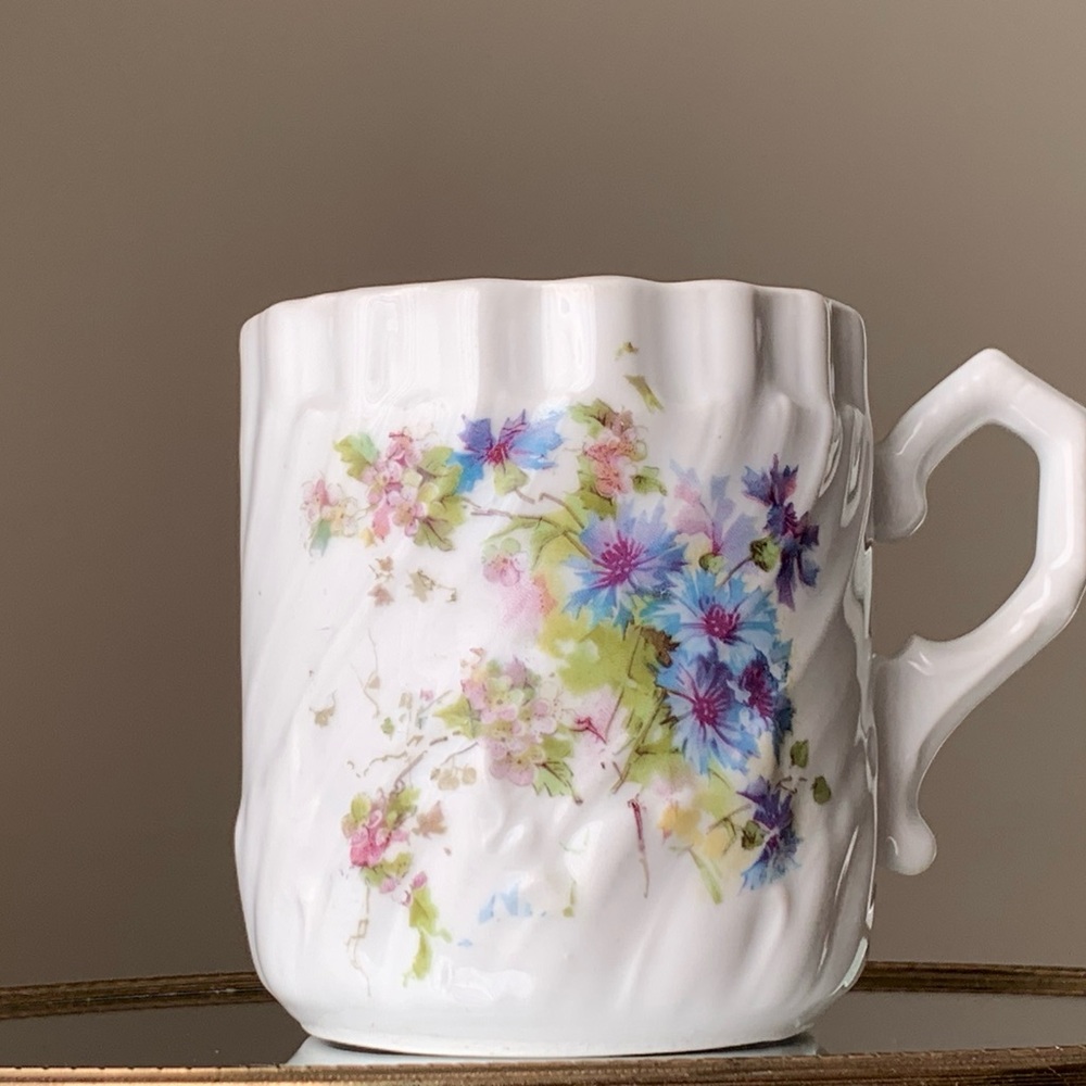 Vintage Antique Porcelain Shaving  Mug